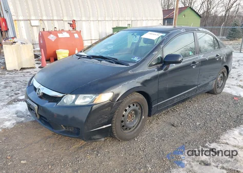 2009 Honda Civic Ex-L from USA, damaged, VIN 2HGFA16959H527299